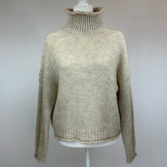 Anthropologie Lottie Textured Sweater Size Small Like New - Picture 3 of 14